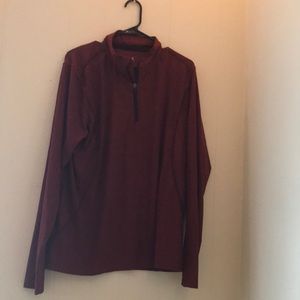 Polyester quarter zip